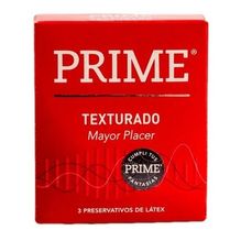 Prime Texturado Preservativo De Latex 6 Cajas X 3 Unidades