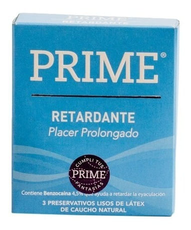 Prime Retardante Preservativo De Latex 6 Cajas X 3 Unidades