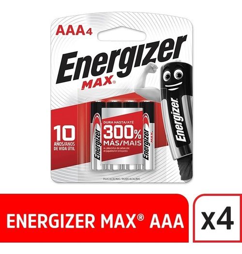 Energizer Max Aaa Pilas Alcalinas 4 Unidades