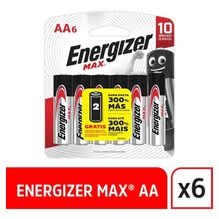 Energizer Max Aa Pilas Alcalina 6 Unidades