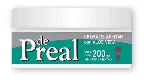 De Preal Crema De Afeitar Con Aloe Vera 200g.