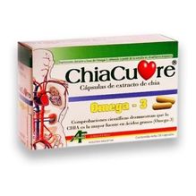 Chiacuore Aceite De Chia Omega 3 30 Cápsulas