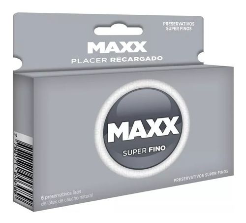 Maxx Super Fino Preservativos 6 Unidades