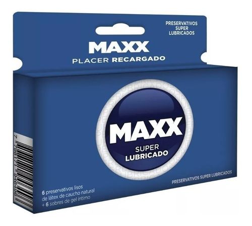 Maxx Super Lubricado Preservativos 6 Unidades