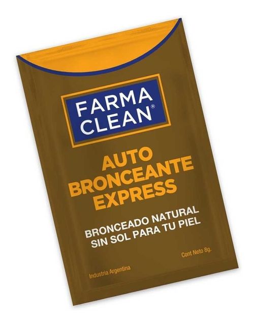 Farmaclean Auto Bronceante Express Sobres 4 Unidades