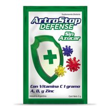 Artrostop Defense Sin Azucar Suplemento Dietario 10 Sobres