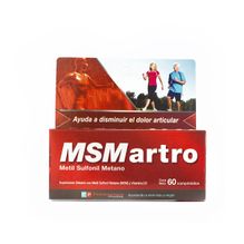 Msm Artro Suplemento Con Metil Sulfonil Metano X 60 Compr.