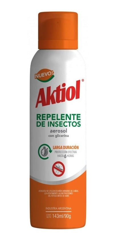 Aktiol Repelente Insectos Aerosol Larga Duración 143ml