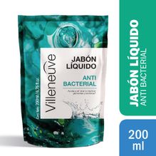 Villeneuve Antibacterial Repuesto Jabón Liquido  200ml