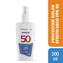 Villeneuve Protector Solar Dry Feel Fp 50 Uva 17 Spray 200ml