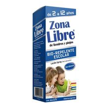 Zona Libre Bio Repelente Liendres Y Piojos Loción Spray 60ml