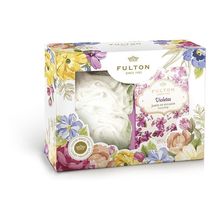 Fulton Estuche Artesanías Violetas Jabón + Esponja