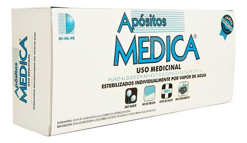 Medica-Apositos-Uso-Medicinal-Esteriles-10x10-Cm-8-Unidades-en-FarmaPlus