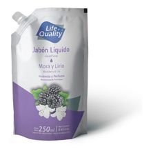 Life Quality Jabón Líquido Mora Y Lirio Doypack 250ml