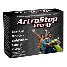 Artrostop Energy Suplemento Dietario Sobres 4 Unidades
