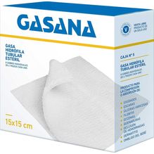 Gasana Gasa Hidrófila Tubular 15 X 15cm 8 Sobres X 6 Trozos