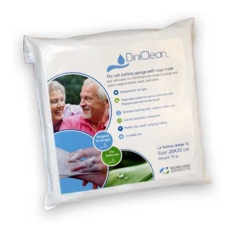Diniclean-Esponja-De-Baño-Con-Jabon-Incorporado-20x20-10u-en-FarmaPlus