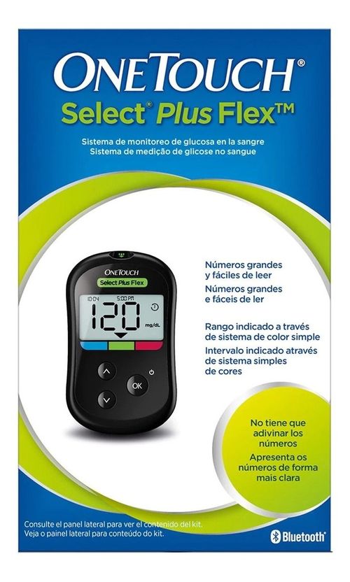 One Touch Select Plus Flex Medido De Glucosa En Sangre 1u