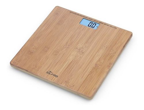 Silfab Balanza Digital Personal Bamboo Be207 Hasta 180kg 1u