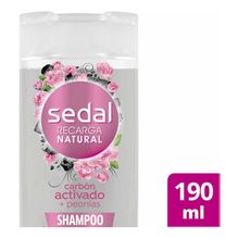 Sedal Carbón Activado Y Peonias Shampoo 190ml