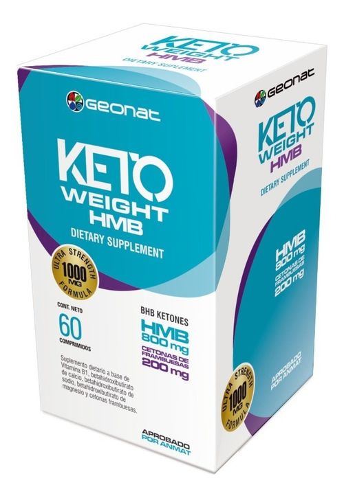 Suplemento Keto Weight Hmb Dietario Disminución Peso 60comp