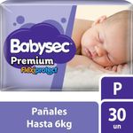 Babysec-Premium-Pañales-Pequeños-Hasta-6-Kg-30-Unidades-en-FarmaPlus