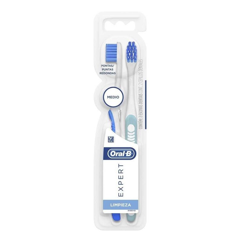 Oral-B-Expert-Medio-Cepillos-Dentales-2-Unidades-en-FarmaPlus