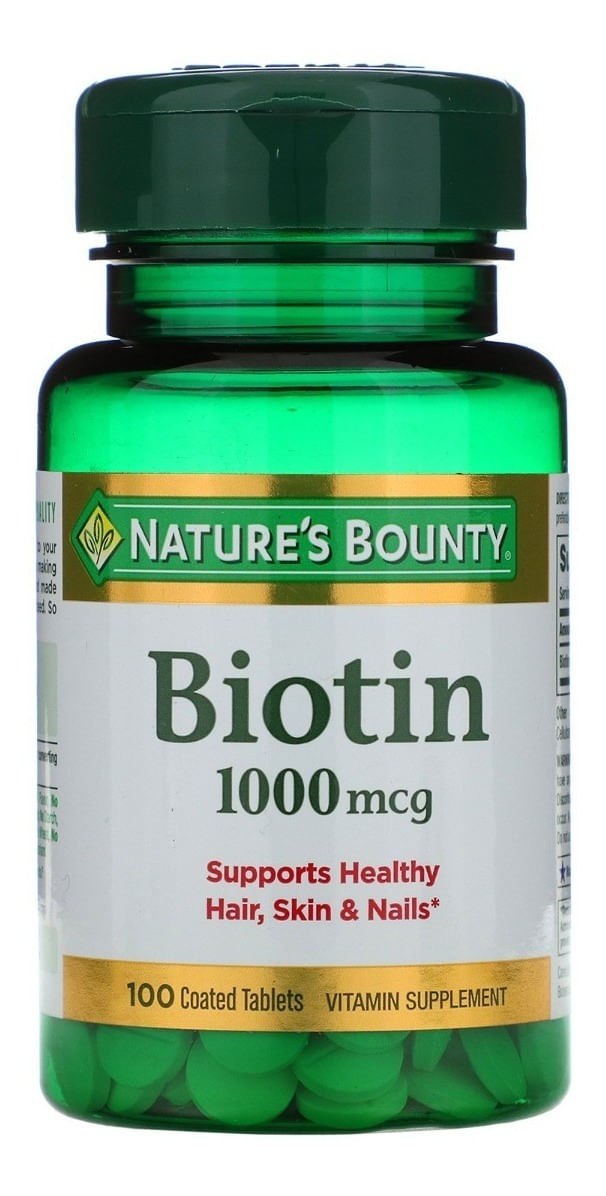 Natures-Bounty-Suplemento-Biotin-1000ug-100-Tabletas-en-FarmaPlus