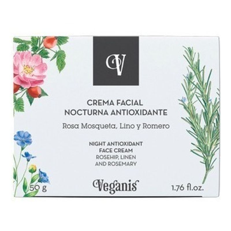 Veganis-Crema-Facial-Nocturna-Antioxidante-Antiarrugas-50g-en-FarmaPlus