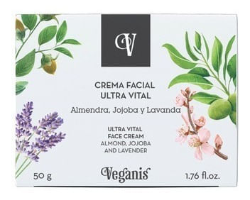 Veganis-Crema-Facial-Ultra-Vital-Almendra-Jojoba-Lavanda-50g-en-FarmaPlus