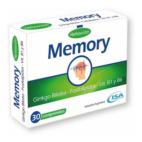 Herbacción Suplemento Memory  Ginkgo Biloba Fosfolípidos 30c