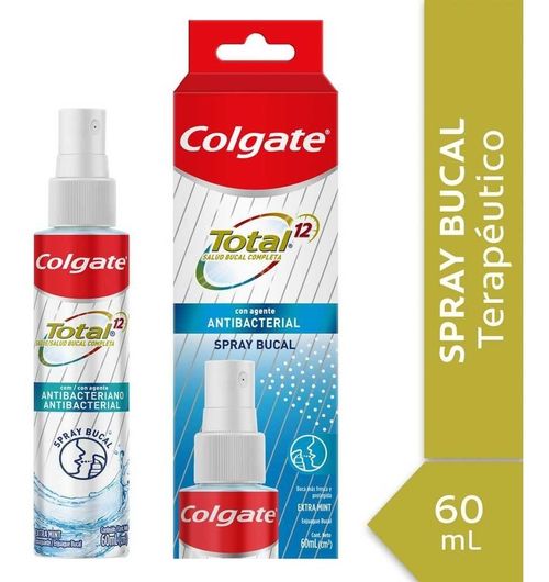 Colgate Total 12 Con Agente Antibacterial Spray Bucal 60ml