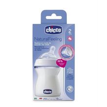 Chicco Mamadera Naturalfeeling Flujo Medio +2meses 250ml