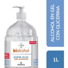 Bialcohol Alcohol En Gel Con Glicerina Dosificador 1 Litro
