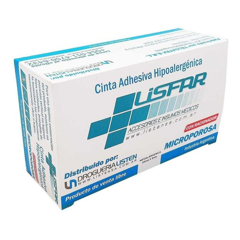 Lisfar-Cinta-Adhesiva-Microporosa-2.50cm-X-9mts-12-Unidades-en-FarmaPlus