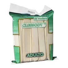 Clericot Bajalengua De Madera Adulto 100 Unidades