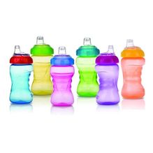Nuby  Easy Grip Vaso De Agarre Con Boquilla Y Tapa 295ml 1u