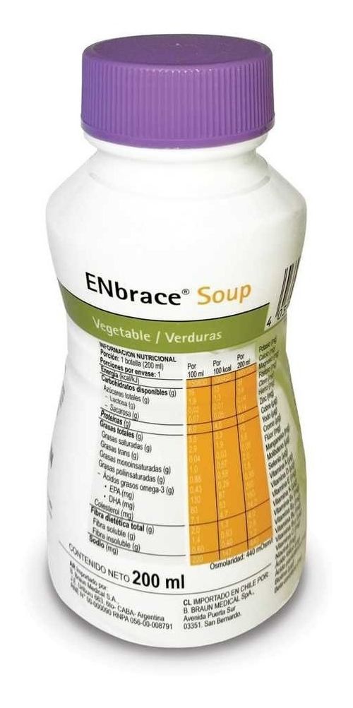 Enbrac Drink Soup Vegetales Verduras Hipercalórico 200 Ml