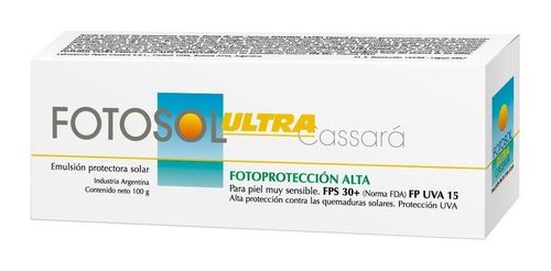 Fotosol Ultra Protector Solar Fps30 Fp Uva15 Emulsión 100g