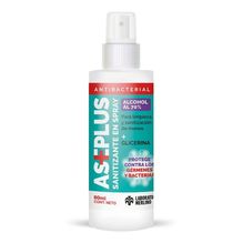 Aseplus Antibacterial Alcohol 70% Sanitizante Spray 60ml