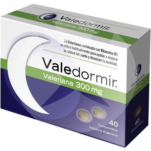 Valedormir Valeriana Sedante Natural Mejora Sueño X 40 Comp