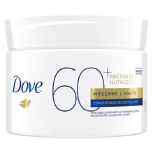Dove Factor Nutrición 60+ Mascara Para Pelo X  300 G