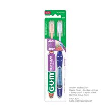 Gum Technique Deep Clean Cepillo Dental 525 Pack 2uds