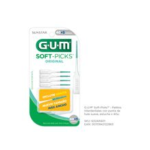 Gum Soft Picks Palillos Interdentales De Hule 40uds