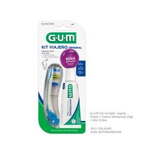 Gum Travel Kit Portátil Viajes - Cepillo Pasta Hilo Dental