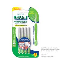 Gum Proxabrush Cepillo Interdental Fino Conico 1.1mm 4u