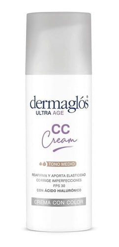 Dermaglos Ultra Age Cc Cream Facial Tono Medio Fps30 de 50gr