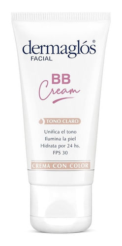Dermaglos Bb Cream Facial Con Color Tono Claro Fps30 de 50gr