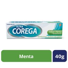 Ultra Corega Crema Adhesiva Para Protesis Sabor Menta 40g
