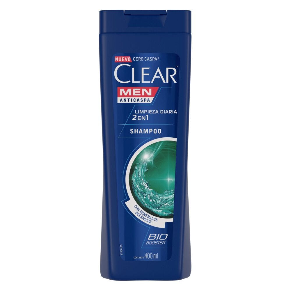 Clear Men Dual Effect 2 En 1 Shampoo X 400 Ml FarmaPlus